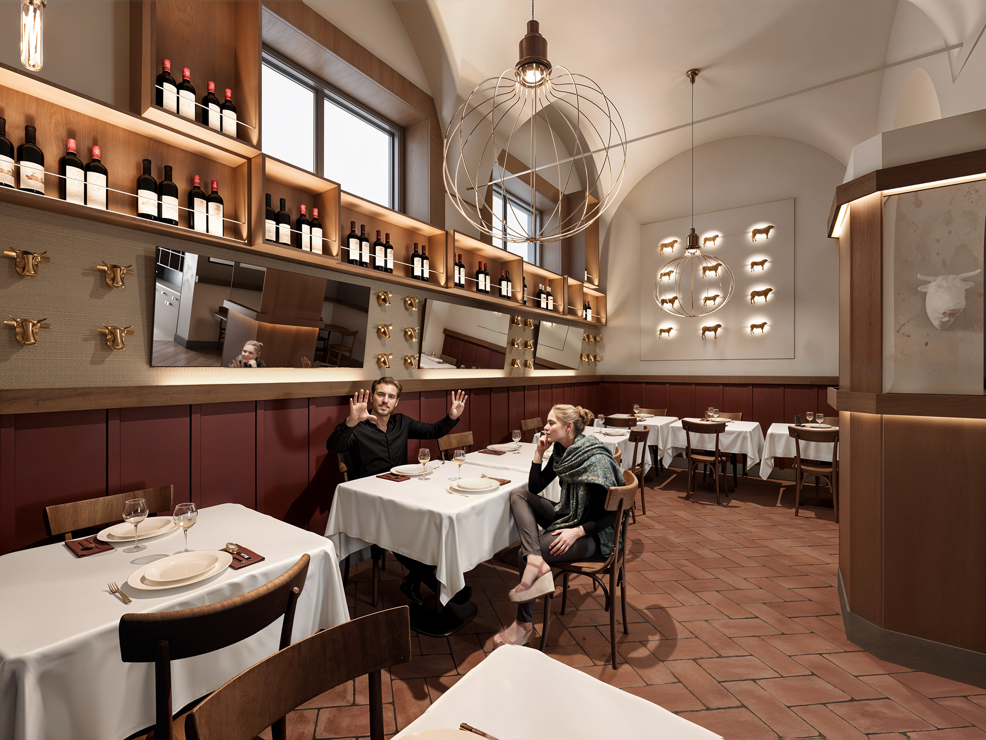 rendering Trattoria Dall'Oste